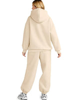 Full Size Kangaroo Pocket Hoodie and Joggers Set Plus Size thumbnail 10