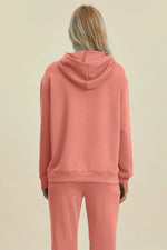 Basic Bae Full Size Air Scuba Drawstring Long Sleeve Hoodie with Kangaroo Pocket thumbnail 3