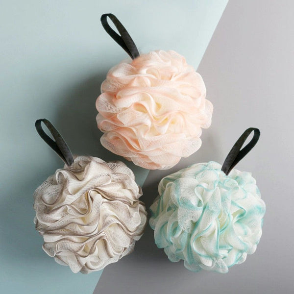 Soft Lace Bath Loofah Ball | Gentle Exfoliating Shower Sponge
