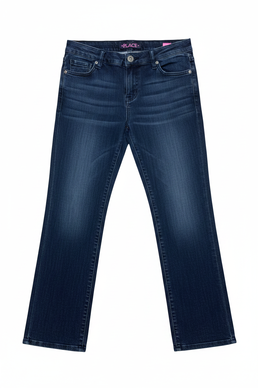 Teen Dark Wash Straight Leg Jeans