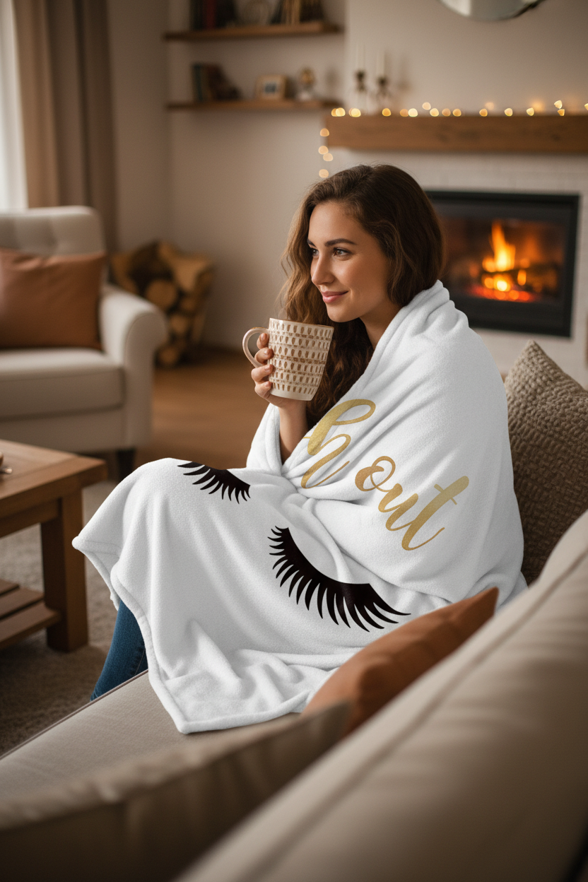 Lash Out Throw Blanket Lifestyle