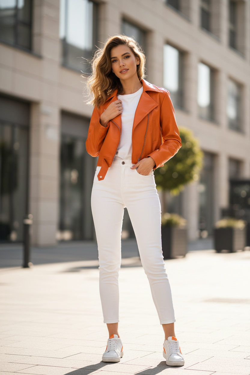 Orange Jacket Lifestyle