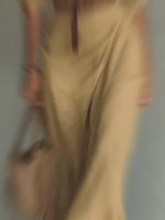 Belted Shirt Maxi Dress | Button-Down Lapel Long-Sleeve Dress for Women thumbnail 2