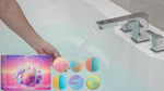 Luxury Bubble Bath Bombs | Set of 6 Fizzing Bath Balls thumbnail 2