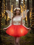 Red Tulle Skirt - Fairy Fantasy v2